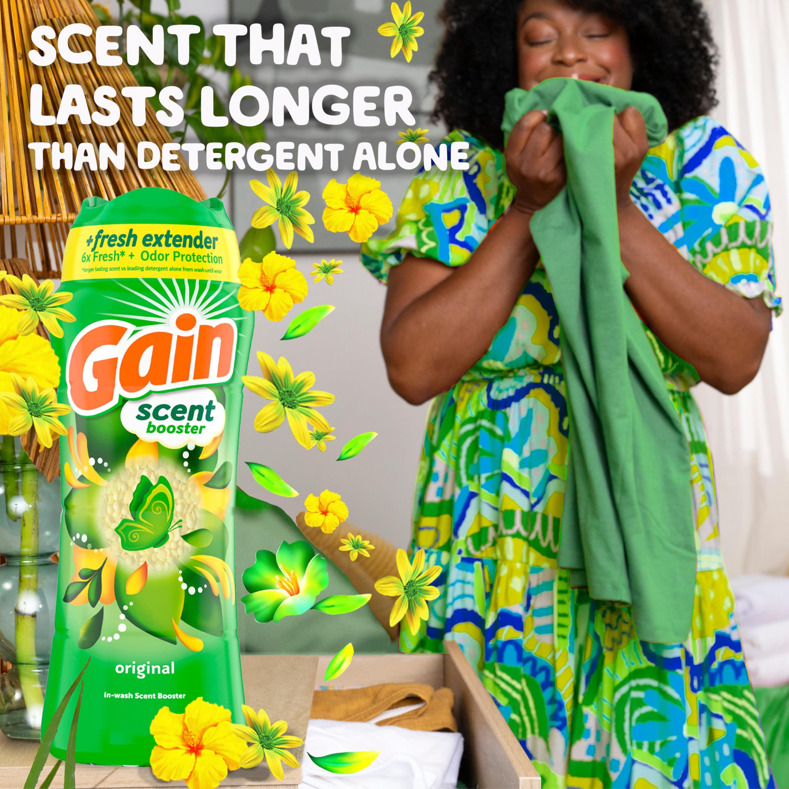 Amazon.com: Gain In-Wash Laundry Scent Booster, Original Scent